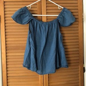 Madewell off the shoulder too